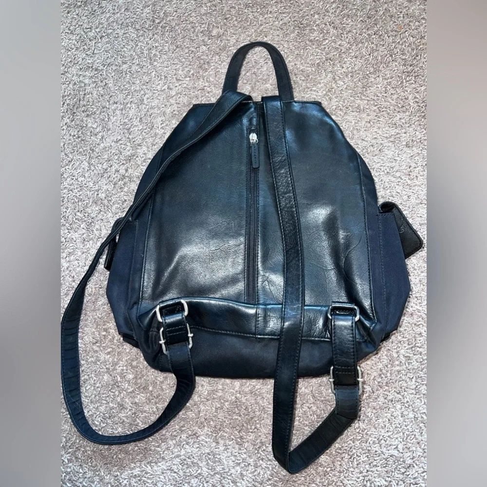 Fossil Vintage Leather Backpack Unisex Shoulder Bag